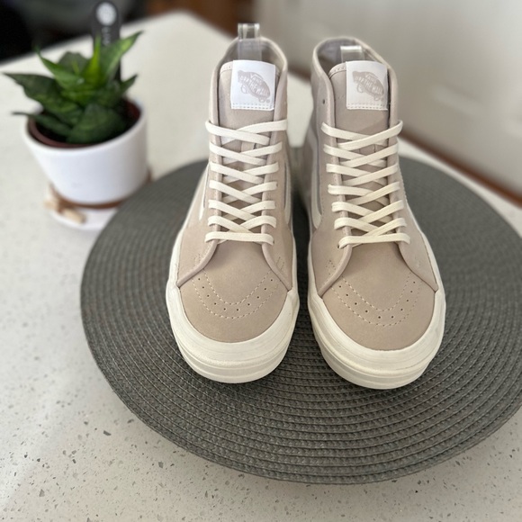 NWOT- Vans Beige Sentry Sk8-Hi WC High Top Unisex Men’s Size 5 Women’s Size 6.5 - Picture 8 of 11